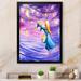 Harriet Bee Magical Night w/ Skies - Children"s Art Canvas Wall Decor Canvas in White | 36 H x 24 W x 1 D in | Wayfair