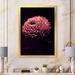 Ebern Designs Burgundy Abstract Flower - Modern Canvas Wall Decor Canvas in Black/Pink | 12 H x 8 W in | Wayfair B3890A94495A4D45BA00308D27AC16DC