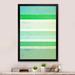 Gracie Oaks And Beige Abstract Art - Modern & Contemporary Canvas Art Print Canvas in Green | 20 H x 12 W x 1 D in | Wayfair