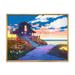 Highland Dunes Video Game Seascape On Beach House - Nautical & Coastal Canvas Wall Decor Canvas in Blue/Red | 12 H x 20 W x 1 D in | Wayfair