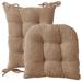 Mercer41 Seat/Back Outdoor Cushion 17" W x 23" D Polyester in Brown | 3 H x 17 W x 23 D in | Wayfair F4A9115B8BD04F539D91F47D8FEA21A3