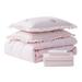Zoomie Kids Azusa Unicorn Pink Comforter Set w/ Sheet set Microfiber in Pink/Yellow | Twin Comforter + 1 Standard Sham | Wayfair