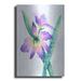 Red Barrel Studio® Luxe Metal Art 'Purple Orchid' By Michelle Faber, Purple Orchid by - on Metal in Blue/Indigo | 24 H x 16 W x 0.13 D in | Wayfair