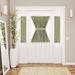 Gracie Oaks Anthelme Gingham Semi-Sheer Rod Pocket Single Curtain Panel Metal in Green/Blue | 40 H in | Wayfair AD6D7A4622EC40BFAF4ECA0727D1B9E3