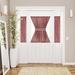 Gracie Oaks Anthelme Gingham Semi-Sheer Rod Pocket Single Curtain Panel Metal in Red/Brown | 40 H in | Wayfair B2D36487254945159B282B3EB6B2E716