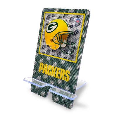 Imperial Green Bay Packers Helmet Design Phone Stand
