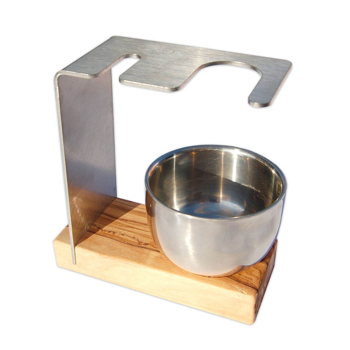 Rasierständer/-halter SYLT PLUS für Pinsel & Rasierhobel inkl. Metalltiegel Image