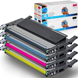 D&C Toner Set für Samsung Xpress C480 Tonerkassette kompatibel Samsung Xpress C 480 Drucker CLT-P404C