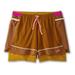 Brooks High Point 3in 2-in-1 Short - Women's Hazelwood/Ochre/Fuchsia L 221611290.035