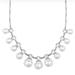 Kate Spade Jewelry | Kate Spade Silver Crystal Pearl Necklace | Color: Silver/White | Size: Os