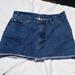 Free People Skirts | Last Chance Free People Denim Mini Skirt | Color: Blue | Size: 2