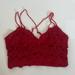 Free People Intimates & Sleepwear | Free People Intimates And Sleepwear Bralette | Color: Red | Size: M