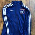 Adidas Jackets & Coats | Adidas Soccer Club Jacket Size Medium | Color: Blue/White | Size: M