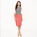 J. Crew Skirts | J. Crew Pencil Skirt In Coral With Floral Eyelet | Color: Pink/Red | Size: 4