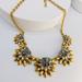 J. Crew Jewelry | J. Crew 3d Resin / Crystals Elephant Statement Necklace | Color: Gold/Gray | Size: Os