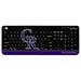 Colorado Rockies Personalized Wireless Keyboard