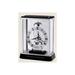 Bulova B2023 Vantage Table top Clock - Wood Base Chrome Finish