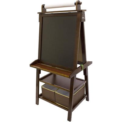 Little Partners Deluxe Learn 'N Play Art Center Easel - Espresso