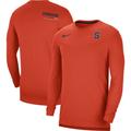 Men's Nike Orange Syracuse 2022 Coach Performance Long Sleeve V-Neck T-Shirt