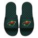 Men's ISlide Dark Green Minnesota Wild Primary Logo Slide Sandals