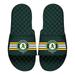 Men's ISlide Dark Green Oakland Athletics Primary Stripes Slide Sandals