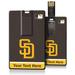 San Diego Padres Personalized Credit Card USB Drive