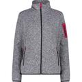 CMP Damen Strick Fleece Jacke (Größe XXS, grau)