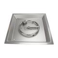 Celestial Fire Glass Square CSA Certified Fire Pit Burner Kit, Stainless Steel, Propane | 2 H x 17 W x 17 D in | Wayfair CSA-18S