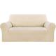 Sofabezug Jacquard Sofaüberwurf Stretch Couchhusse Sesselbezug, 1 Stück, 2-Sitzer(145-175cm), Beige