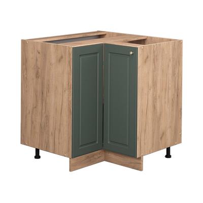 Eckunterschrank Fame-Line, Grün-Gold Landhaus, 80.5 cm ohne Arbeitsplatte Vicco Image