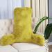 Viv + Rae™ Kistler Backrest Cushion Polyester/Polyfill/Faux Fur in Yellow | 30 H x 28 W x 17 D in | Wayfair 88FBAD21778F43789EE3FDCF6844A970