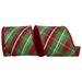 The Holiday Aisle® Plaid Ribbon Fabric in Green/Red | 4 H x 4 W x 4 D in | Wayfair 304E6DE4051B46A9AA74EB509795AAFA