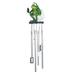 Arlmont & Co. Kyrien Frog On Cell Wind Chime Resin/Plastic/Metal | 23 H x 6 W x 7 D in | Wayfair 2770284090B64FB2A33BEE532B25888B