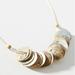 Anthropologie Jewelry | Hp Anthropologie 14k Gold-Plated Shells Necklace | Color: Gold | Size: Os