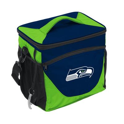 Seattle Seahawks 24 Can Cooler Coolers by NFL in Multi