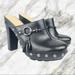 Coach Shoes | Coach Suede Leather Rana Clog Like New Black 5 | Color: Black/Silver | Size: 5