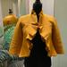 Anthropologie Jackets & Coats | Gently Used Anthropologie (Tabitha) Jacket. Goldenrod. Beautiful And Unique! | Color: Gold/Orange | Size: 0