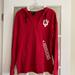 Adidas Tops | Adidas Pullover Iu Hooded Sweatshirt. Sz Large. Red/Black. Excellent Cond. | Color: Black/Red | Size: L