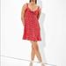 American Eagle Outfitters Dresses | American Eagle Red Floral Summer Mini Dress | Color: Red | Size: Xs