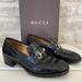 Gucci Shoes | Gucci Block Heel Horsebit Loafers Rubber Sole Vintage 90s Moccasino Nero 7 | Color: Black/Silver | Size: 7