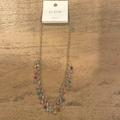 J. Crew Jewelry | J.Crew Necklace, Multicolored Rhinestones With Gold Toned Chain. Nwt | Color: Gold/Red | Size: Os