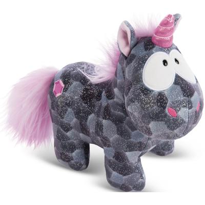 Kuscheltier NICI "Theodor & Friends, Einhorn Diamond Dust, 32 cm", grau (grau, pink), Plüschfiguren, KinderB:15cm H:32cm L:34cm, Polyester, B:15cm H:32cm L:34cm