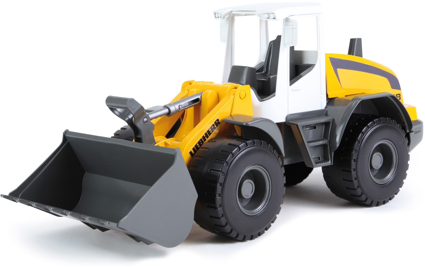 Spielzeug-Radlader LENA "Worxx, Liebherr L538", gelb, Spielzeugfahrzeuge, KinderB:19cm H:24cm T:48cm, Kunststoff, Made in Europe, B:19cm H:24cm T:48cm Image