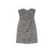 H&M Casual Dress: Gray Stars Dresses - Women's Size 4