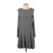 American Eagle Outfitters Casual Dress - A-Line: Black Solid Dresses - Women's Size Small