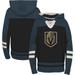 Youth Black Vegas Golden Knights Ageless Revisited Home Lace-Up Pullover Hoodie