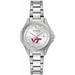 Women's Bulova Silver Virginia Tech Hokies Stainless Steel Classic Sport Watch