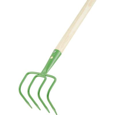 floraworld Feld- und Gartenhacke 4 Zinken m. Stiel Image