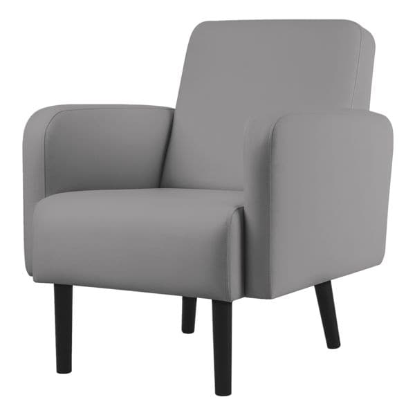 meet Sessel »Lisboa« mit Kunstlederbezug grau, 71x83x55 cm