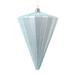 Vickerman 690604 - 6" Matte Baby Blue Cone Christmas Tree Ornament (3 Pack) (MT224332)